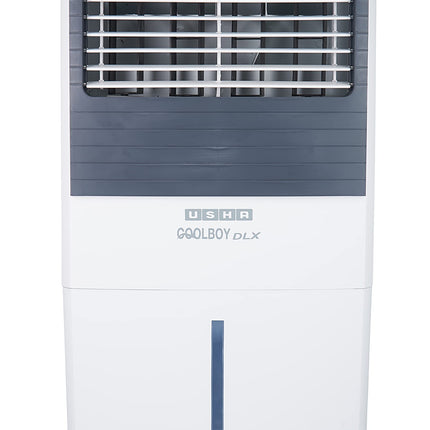 Usha CoolBoy Deluxe 35L Personal Cooler with Ice Chamber, Dust Filter & Honeycomb Pad (White) 