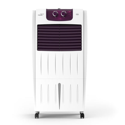 V-Guard Arido P22H-N Personal Air Cooler for Home | Mosquito & Dust Filter | 2 Year Warranty | 22 L (White & Purple burry) 