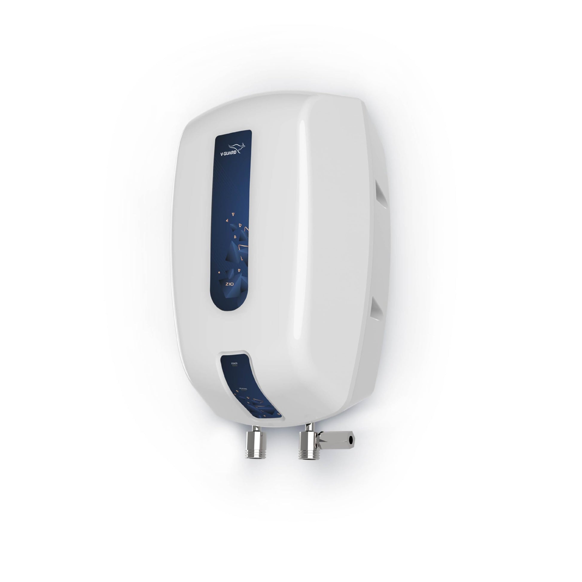 V-Guard Zio Geyser 5 Litre Instant Water Heater | Advanced Multi-Layered Safety | 3000 W Powerful Heating | Suitable For Kitchen & Bathroom | 5 Year Inner Tank Warranty by V-Guard | White-Blue 