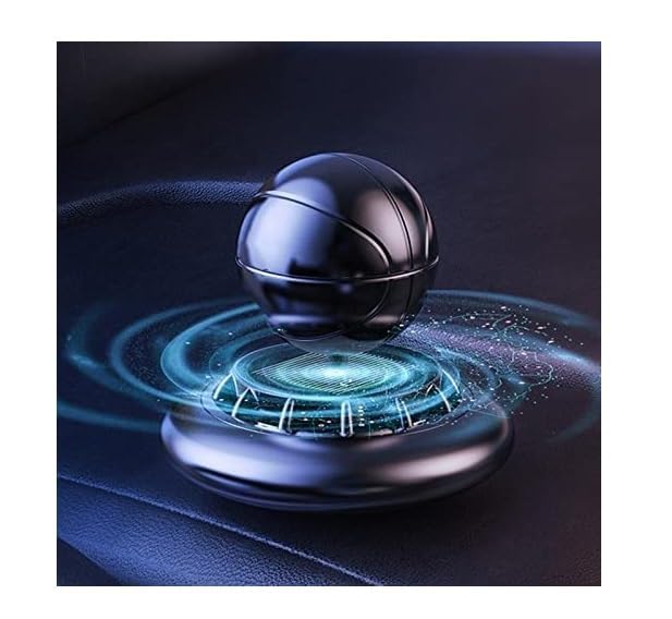 VEDARA Solar Car Aromatherapy Essential Oil Diffuser: 360° Double Ring Rotation, Premium Fragrance for Car, Home, and Office car Decoration Interior car air freshner car Interior Accessories 