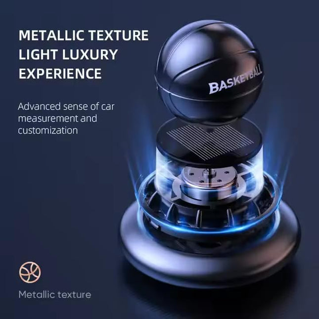 VEDARA Solar Car Aromatherapy Essential Oil Diffuser: 360° Double Ring Rotation, Premium Fragrance for Car, Home, and Office car Decoration Interior car air freshner car Interior Accessories 