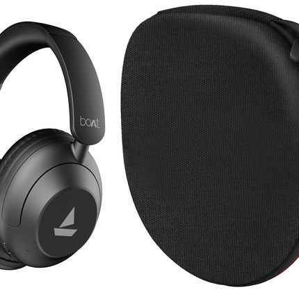 VERTUS® Headphone Hard Protective Storage Case for Boat New Launch Rockerz 650 Pro Bluetooth Wireless Over-Ear Headphones (Black) (Headphone Not Included) 