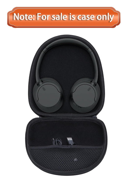VERTUS® Headphone Hard Protective Storage Case for Boat New Launch Rockerz 650 Pro Bluetooth Wireless Over-Ear Headphones (Black) (Headphone Not Included) 