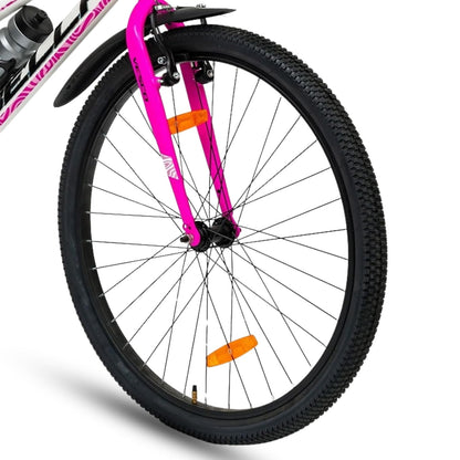 VESCO Bella 26T Ladies Cycle for Women | Single Speed | Rigid Fork | Frame 16 Inch | Ideal for 13+ Years Girls City Bike (Pink) 