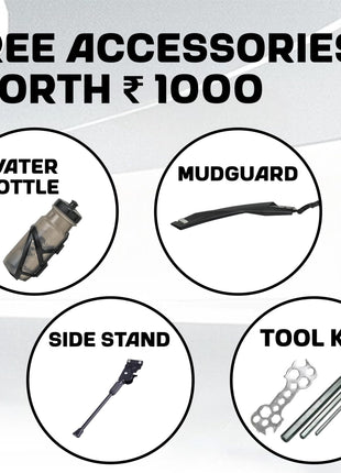 VESCO Hyper-X 24T MTB 7 Speed Gear Cycle for Boys & Girls | Dual Disc Brake | Front Suspension | 16 inch Frame | Ideal for Kids 10-12 Years Mountain Bike (Black) 