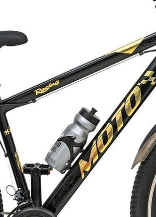 VESCO Moto 29-T MTB 21 Speed Shimano Gear Cycle for Men | Dual Disc Brake | Front Suspension | Frame 18 Inch | Mountain Bike | Ideal for 17+ Years Adult Men & Women (Gold) 