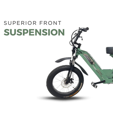 VIGOREBIKE V-Cargo Electric Cycle with Dual Disc Brakes, 550w BLDC Motor, 20Ah Li-Ion Battery, Throttle with Battery Indicator, 95% Pre-Assembled with Charger, Black Color LCD Display 