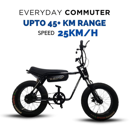 VIGOREBIKE X Fat Tyre 20 x 400 Inches Lithium Ion E-Moto Bike 60 KM Range 48V Battery 