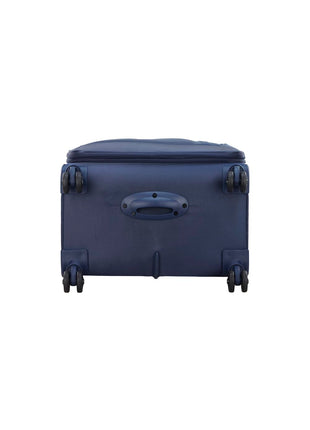 VIP Unicorn Nxt 8W Str 80 Cm | Check-in Polyester Soft Sided 8 Wheels Spinner Trolleys (Blue, Large) 