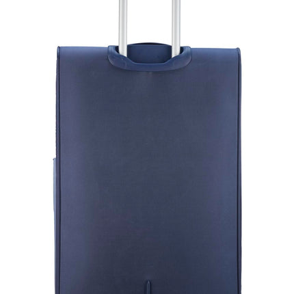 VIP Unicorn Nxt 8W Str 80 Cm | Check-in Polyester Soft Sided 8 Wheels Spinner Trolleys (Blue, Large) 