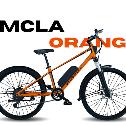 VIR BIKE V2 Unisex 29" Aluminium Alloy Electric Cycle, 13Ah Removable Battery, LCD Display, 7-Speed, 250W BLDC Motor (McLa Orange) (McLa Orange, 29, 10, Amp Hours) 