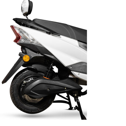 VIRALKA Birla E-Bike Quanto Electric Scooter Powered by Viralka | Top Speed 50Km/H | 110 KM range in one hour Charge | USB Charging | White 