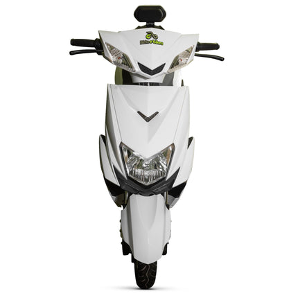 VIRALKA Birla E-Bike Quanto Electric Scooter Powered by Viralka | Top Speed 50Km/H | 110 KM range in one hour Charge | USB Charging | White 
