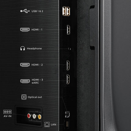 VU 126cm (50 inches) GloQLED Series 4K QLED Smart Google TV 50GLOQLED25 