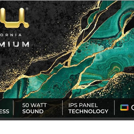 VU 164cm (65 inches) CA Series Ultra HD (4K) Smart Google TV 65CA (Black) 