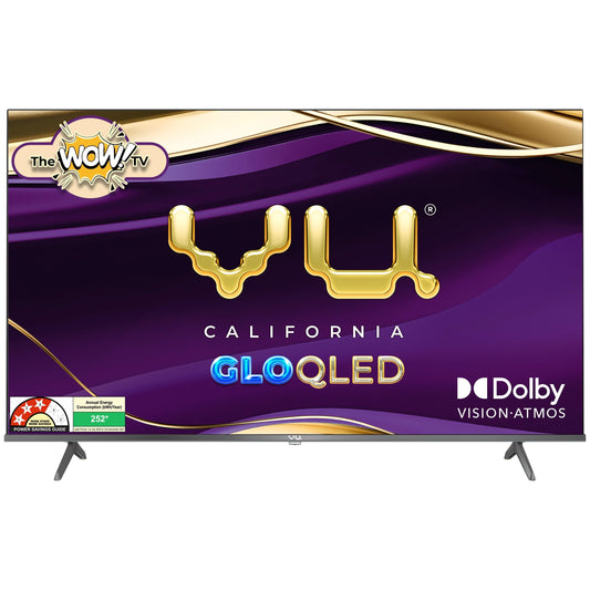 VU 164cm (65 inches) GloQLED Series 4K QLED Smart Google TV 65GLOQLED25 