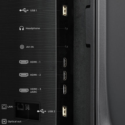 VU 164cm (65 inches) GloQLED Series 4K QLED Smart Google TV 65GLOQLED25 