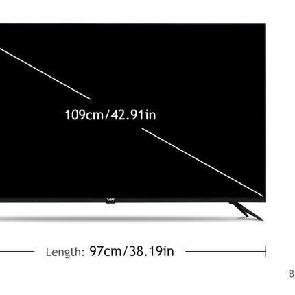 VW 109 cm (43 inches) Pro Series 4K Ultra HD Smart QLED Google TV VW43GQ1 