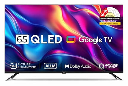 VW 165 cm (65 inches) Pro Series 4K Ultra HD Smart QLED Google TV VW65GQ1 