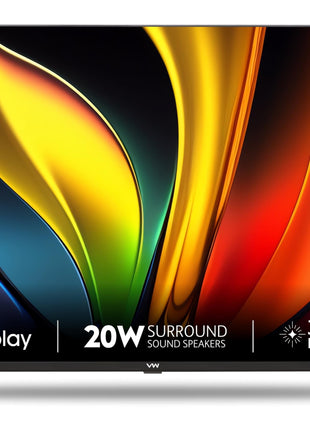 VW 80 cm (32 inches) Frameless Series HD Ready LED TV VW32A (Black) 