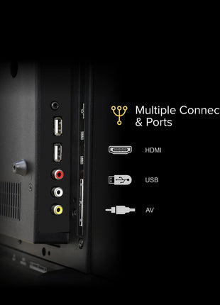 VW 80 cm (32 inches) Frameless Series HD Ready LED TV VW32A (Black) 