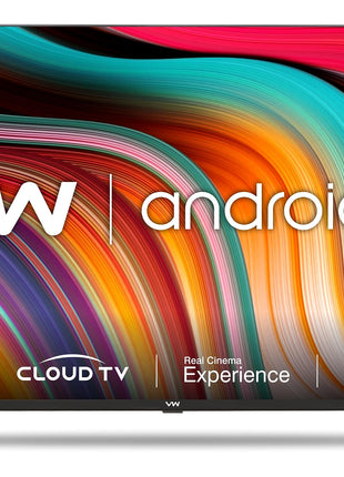 VW 80 cm (32 inches) Playwall Frameless Series HD Ready Android Smart LED TV VW3251 (Black) 