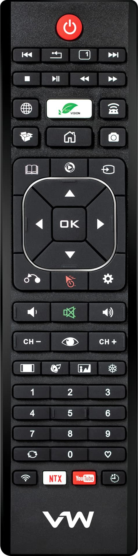 VW 80 cm (32 inches) Playwall Frameless Series HD Ready Android Smart LED TV VW3251 (Black) 