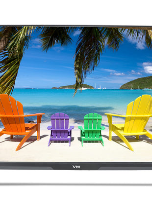 VW 80 cm (32 inches) Playwall Frameless Series HD Ready Android Smart LED TV VW3251 (Black) 
