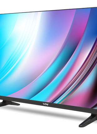VW 80 cm (32 inches) Playwall Frameless Series HD Ready Android Smart LED TV VW3251 (Black) 