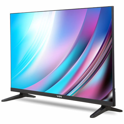 VW 80 cm (32 inches) Playwall Frameless Series HD Ready Android Smart LED TV VW3251 (Black) 