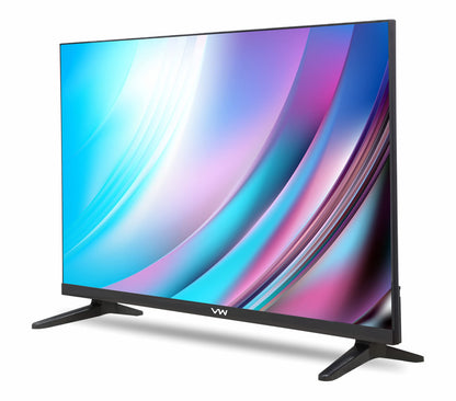 VW 80 cm (32 inches) Playwall Frameless Series HD Ready Android Smart LED TV VW3251 (Black) 