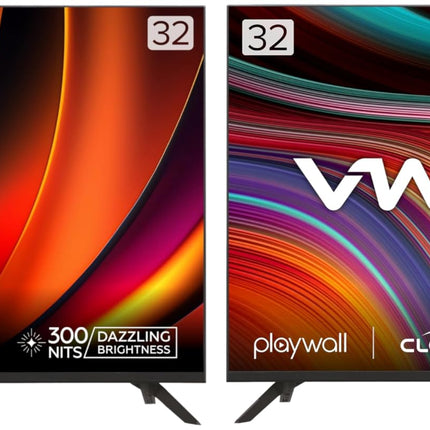 VW 80 cm (32 inches) Playwall Frameless Series HD Ready Android Smart LED TV VW3251 (Black) 80 cm (32 inches) Frameless Series HD Ready LED TV VW32A (Black) 