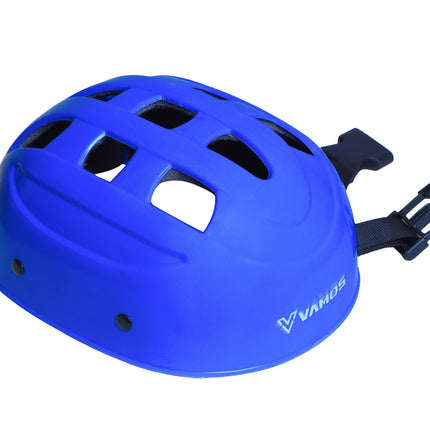 Vamos Cycling and Skating Sports Helmet for Kids Boys and Girls of Age 6-15 Years with Adjustable Straps (Matte Blue) 
