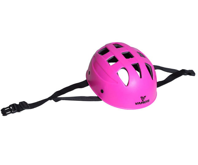 Vamos Cycling and Skating Sports Helmet for Kids Boys and Girls of Age 6-15 Years with Adjustable Straps (Matte Pink) 