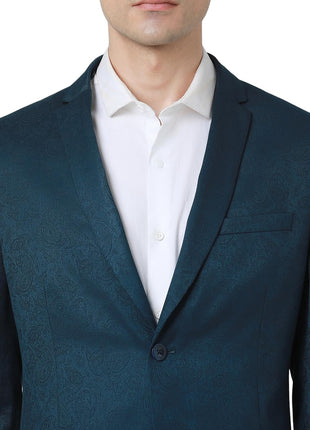 Van Heusen Men's Blazer (VDBZESKF802021_Blue 