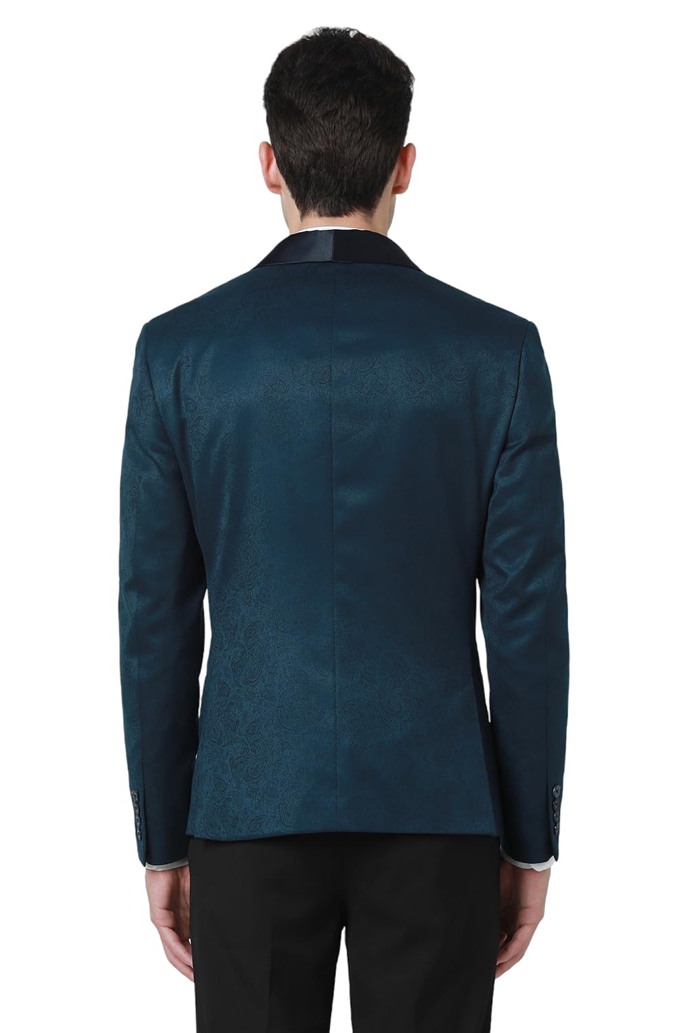 Van Heusen Men's Blazer (VDBZESKF802021_Blue 