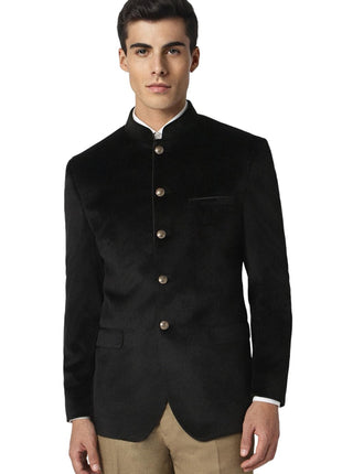 Van Heusen Men's Blazer (VDBZESLFS28026_Black 