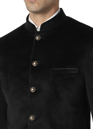 Van Heusen Men's Blazer (VDBZESLFS28026_Black 