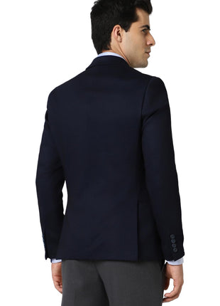 Van Heusen Men's Blazer (VHBZVKULBA11559_Navy_38 