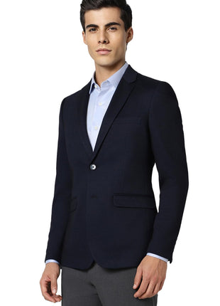 Van Heusen Men's Blazer (VHBZVKULBA11559_Navy_38 