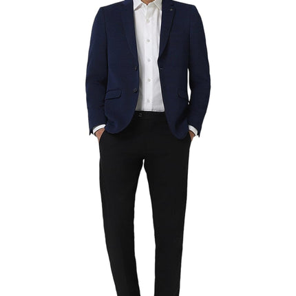 Van Heusen Men's Blazer (VHBZVKULFR57648_Navy 