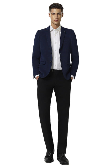 Van Heusen Men's Blazer (VHBZVKULFR57648_Navy 