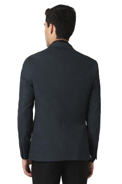 Van Heusen Men's Blazer (VHBZVSLFQ91322_Black 