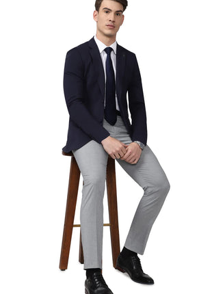Van Heusen Men's Formal Regular Blazer (VHBZVKULB497766_Navy_40) 
