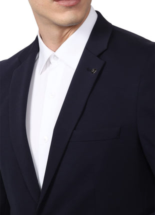 Van Heusen Men's Formal Regular Blazer (VHBZVKULB497766_Navy_40) 