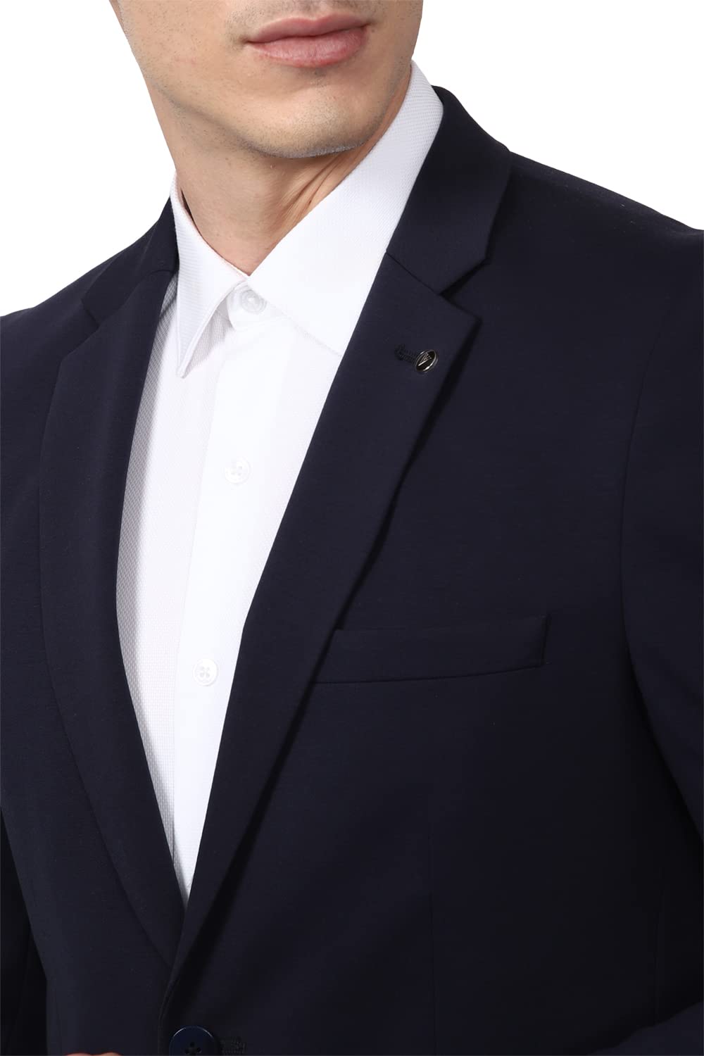 Van Heusen Men's Formal Regular Blazer (VHBZVKULB497766_Navy_40) 