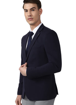 Van Heusen Men's Formal Regular Blazer (VHBZVKULB497766_Navy_40) 