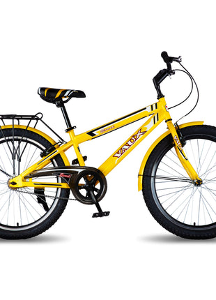 Vaux Excel 24t Cycle for Boys & Girls with V-Brakes, MTB Cycle with 13.5" Steel Frame, Alloy Rims,24x2.40inch Ralson Tyre, Bicycle for Boys 10 to 15 Years (Classic, Yellow) 