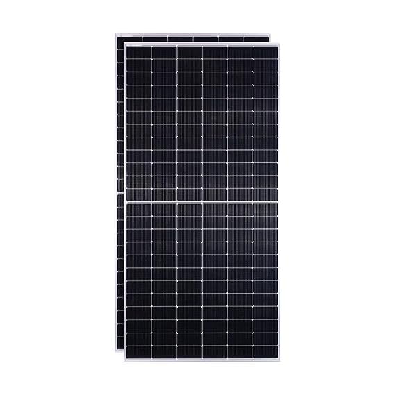 Vikram Solar Panel 590 Watt|| HYPERSOL High Efficiency N Type|| Bifacial PV Solar Module|| Non DCR Half-Cut 144 Cells || 53V Voc, 14.5A Isc|| 30 Years Performance Warranty||Pack of 2 Panels~1.2kw 