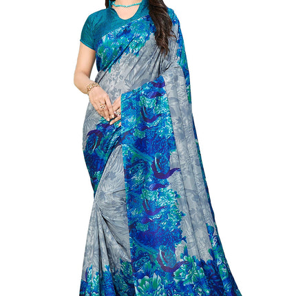 Vimla Women's Mysore Silk Silk Saree With Blouse Piece (2215_22_Multicolour) 